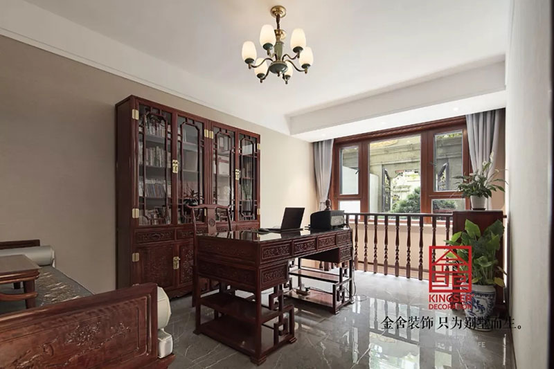 國賓壹號(hào)210平米中式風(fēng)格裝修實(shí)景圖