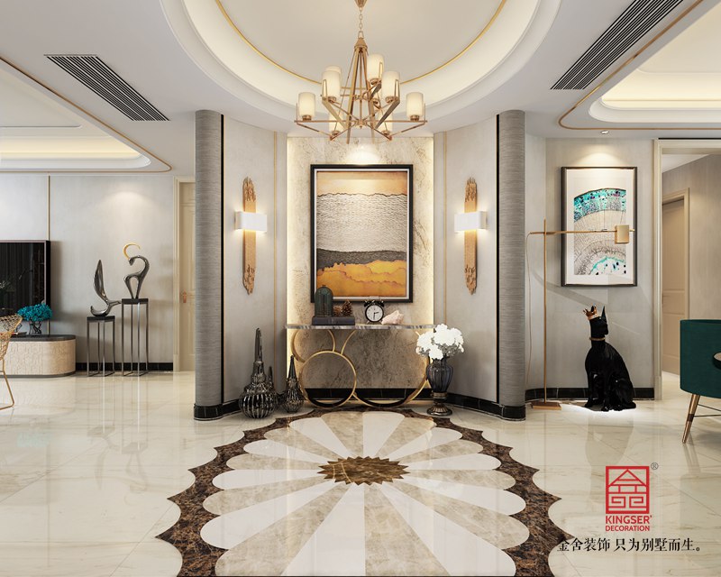 天山九峯210平米現(xiàn)代簡約風格裝修效果圖