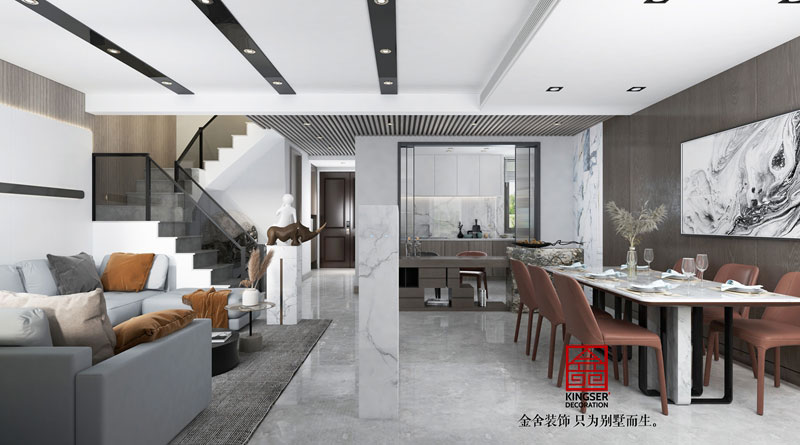 中央云著264平現(xiàn)代風格研發(fā)效果圖