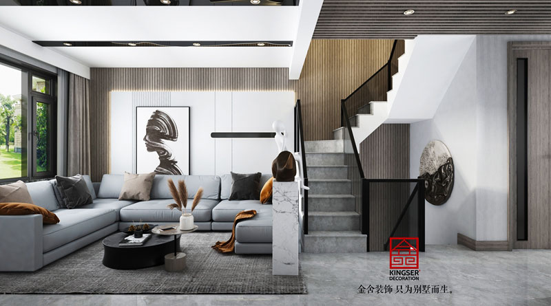 中央云著264平現(xiàn)代風格研發(fā)效果圖