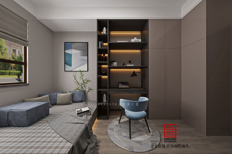 衡水南苑別墅裝修320平米現(xiàn)代風格效果圖