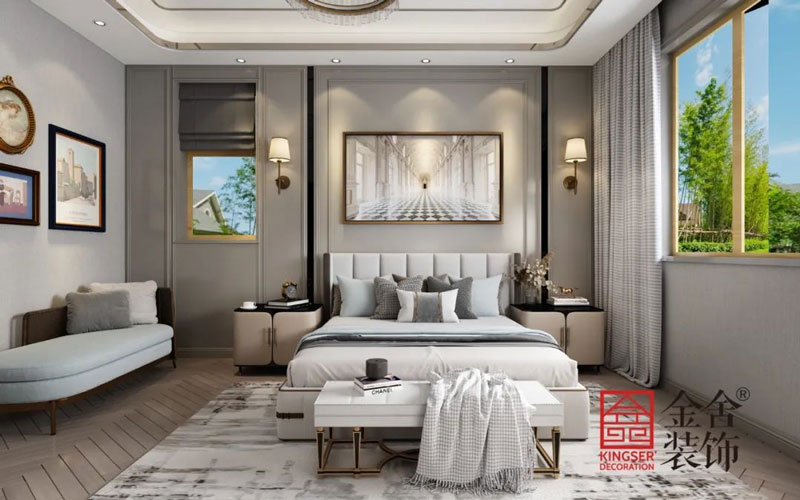 西山林語1400㎡新中式別墅裝修實(shí)景