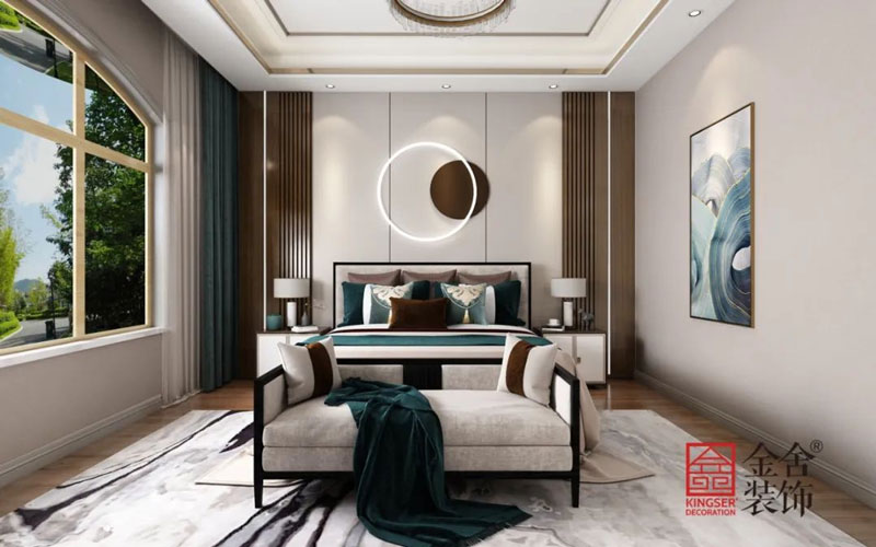 西山林語1400㎡新中式別墅裝修實(shí)景