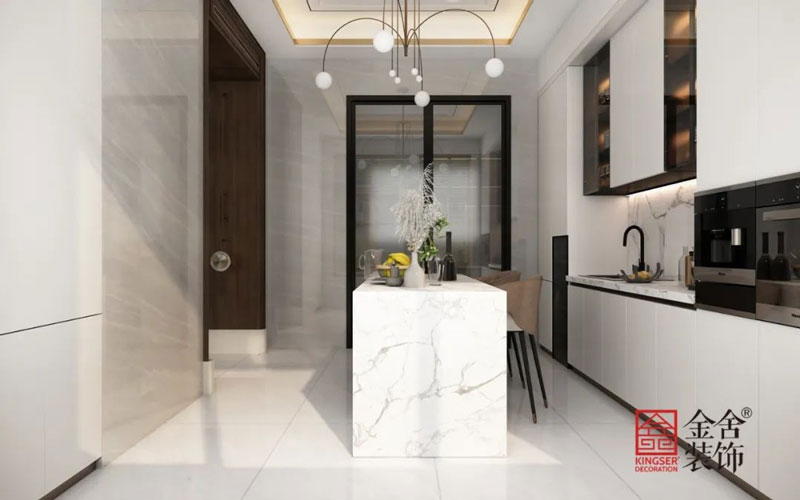 西山林語1400㎡新中式別墅裝修實(shí)景