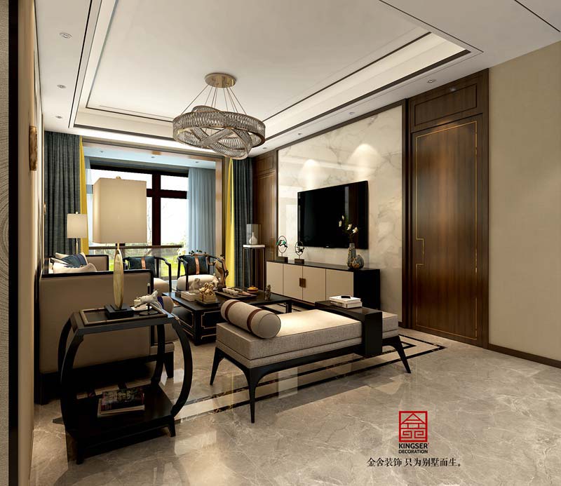 萬和原著下躍220平米新中式風(fēng)格裝修設(shè)計