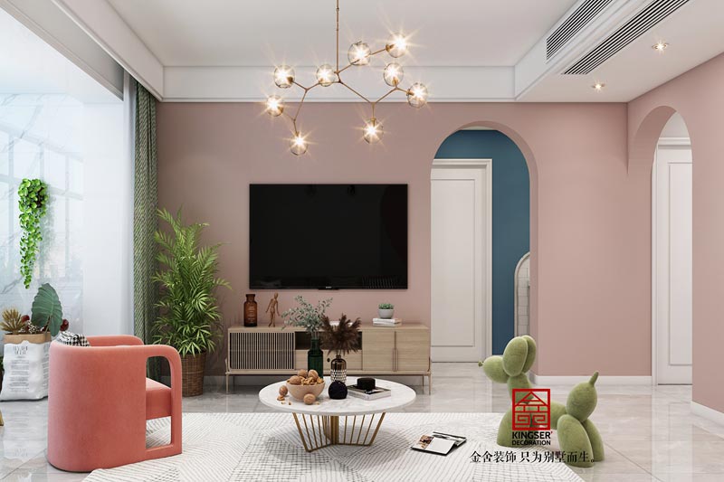 恒大御景半島120平北歐風(fēng)格裝修設(shè)計