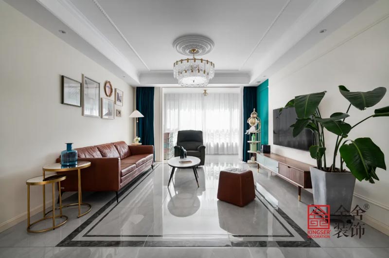 盛邦大都會北歐復(fù)古風(fēng)格裝修實(shí)景圖