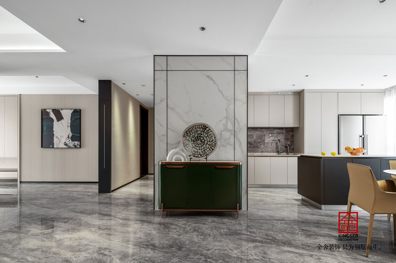 融創(chuàng)中心217㎡現(xiàn)代風格裝修實景圖