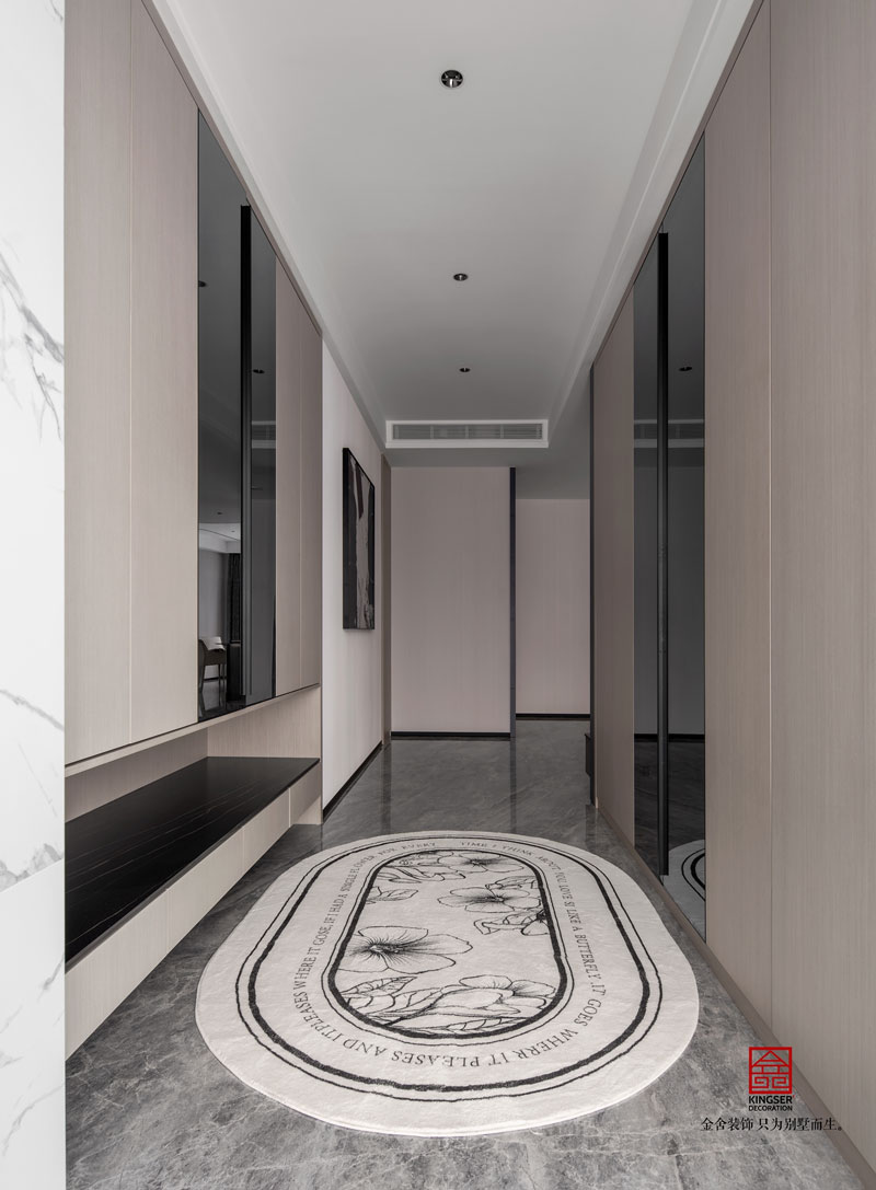 融創(chuàng)中心217㎡現(xiàn)代風格裝修實景圖