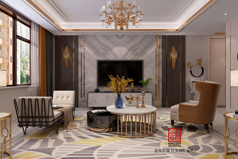 國賓壹號(hào)港式輕奢風(fēng)格裝修效果圖