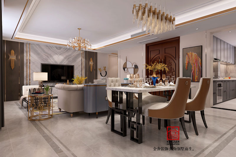 國賓壹號裝修設計-餐廳效果圖
