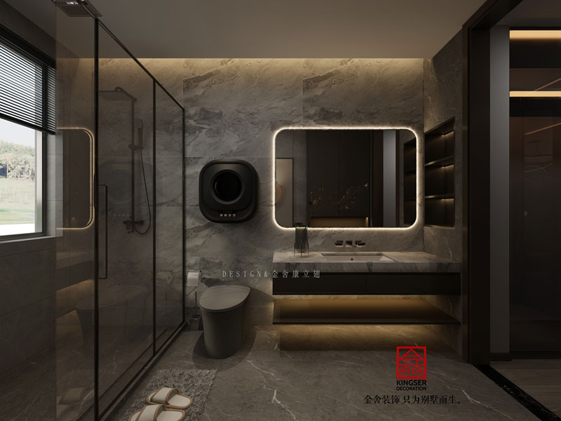 別墅裝修設(shè)計衛(wèi)生間功能分區(qū)