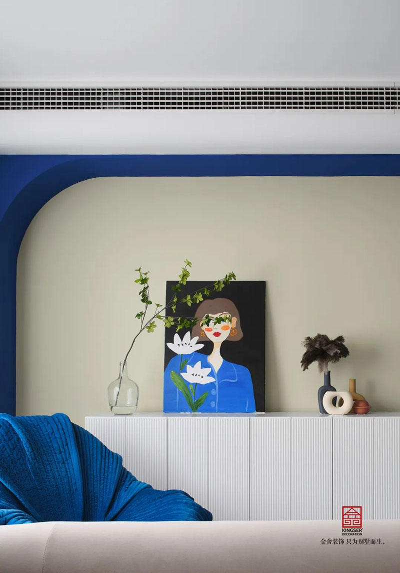 秀水名邸120㎡孟菲斯風(fēng)格裝修設(shè)計