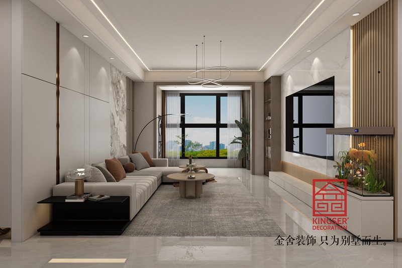 國仕山136平輕奢風格裝修設(shè)計