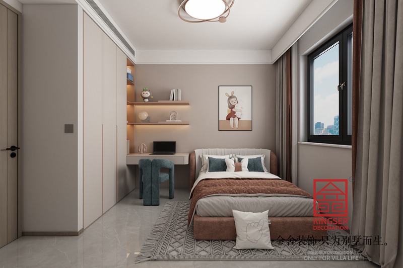 國仕山136平輕奢風格裝修設(shè)計