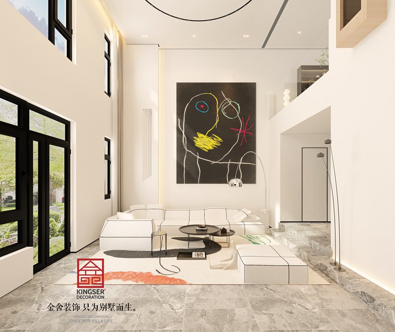 榮盛御府440平米現(xiàn)代風格別墅裝修設(shè)計