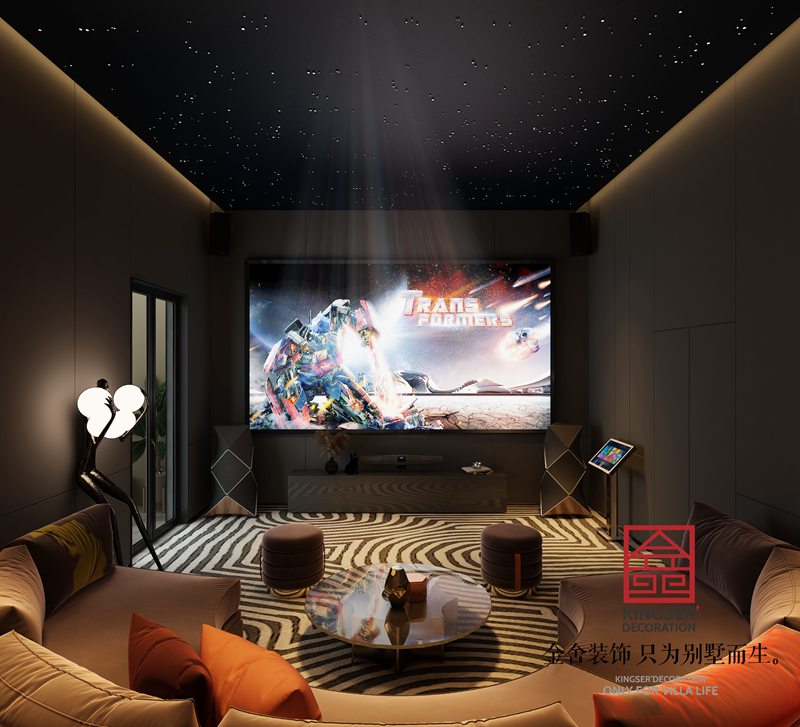 榮盛御府440平米現(xiàn)代風格別墅裝修設(shè)計