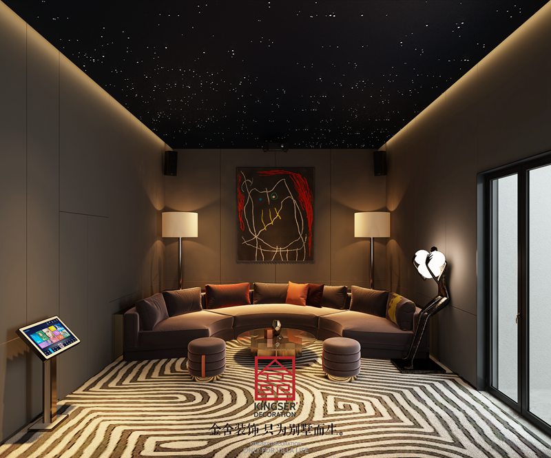 榮盛御府440平米現(xiàn)代風格別墅裝修設(shè)計