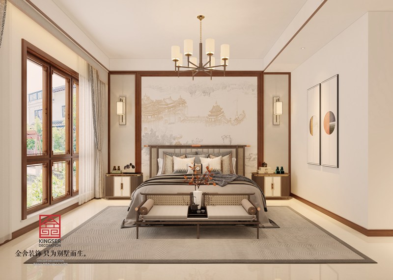 御河上院中式風格別墅裝修設計