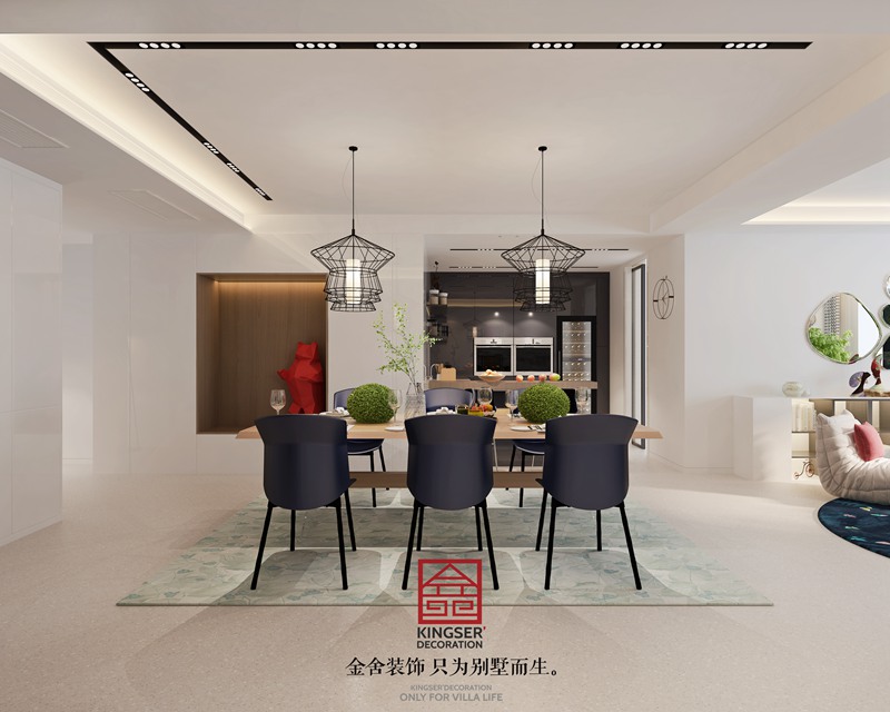 恒大華府極簡主義別墅裝修設計