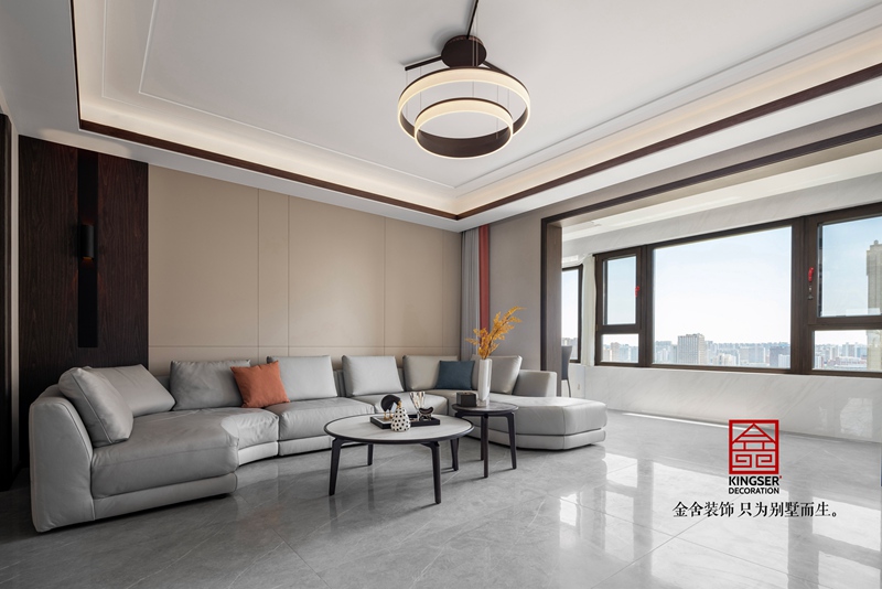 榮盛華府現(xiàn)代輕奢風(fēng)格裝修實景圖