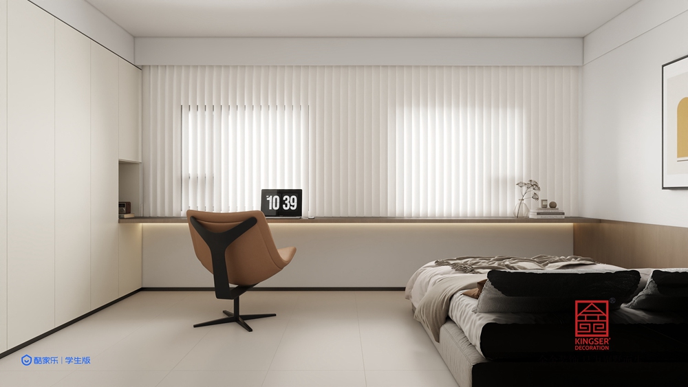 云和賦162平米現(xiàn)代簡約裝修-書房