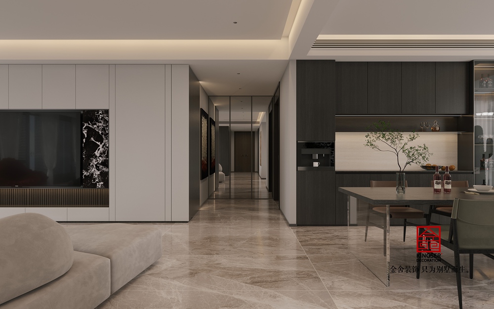 高新苑229平米現(xiàn)代簡(jiǎn)約風(fēng)格裝修-走廊