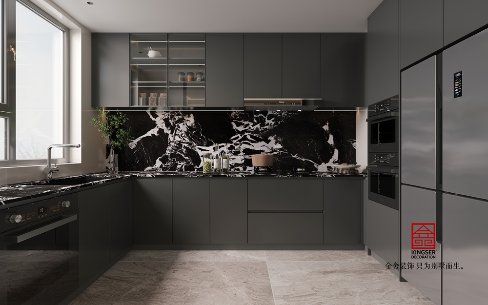 高新苑229平米現(xiàn)代簡(jiǎn)約風(fēng)格裝修-廚房