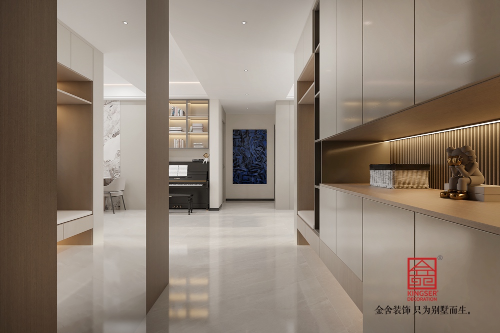 維多利亞135平米現(xiàn)代簡約風(fēng)格裝修-走廊