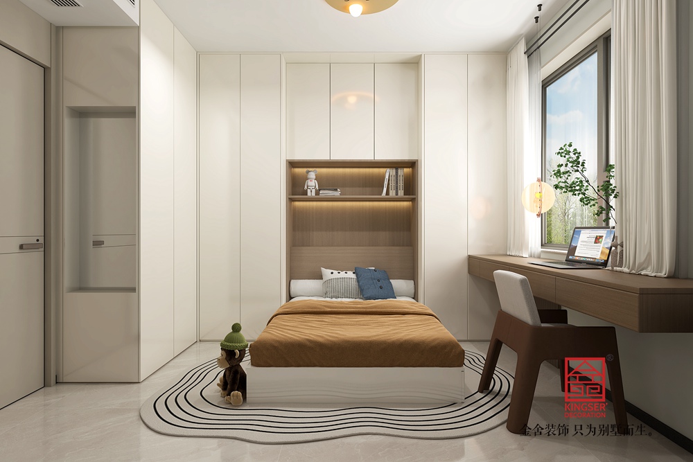 維多利亞135平米現(xiàn)代簡約風(fēng)格裝修-臥室